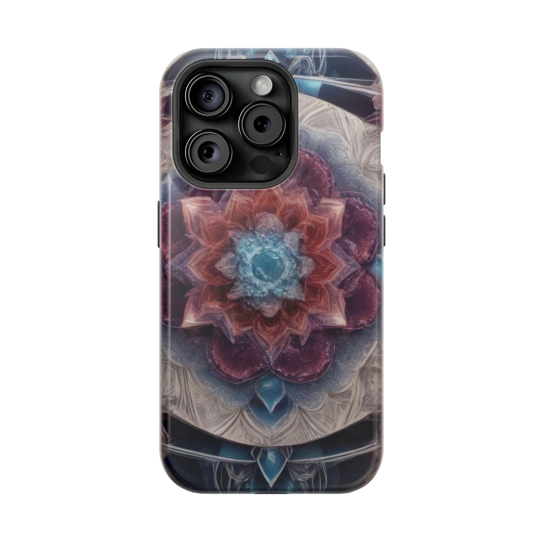 Symmetrical Crystal Bloom - MagSafe Tough Case