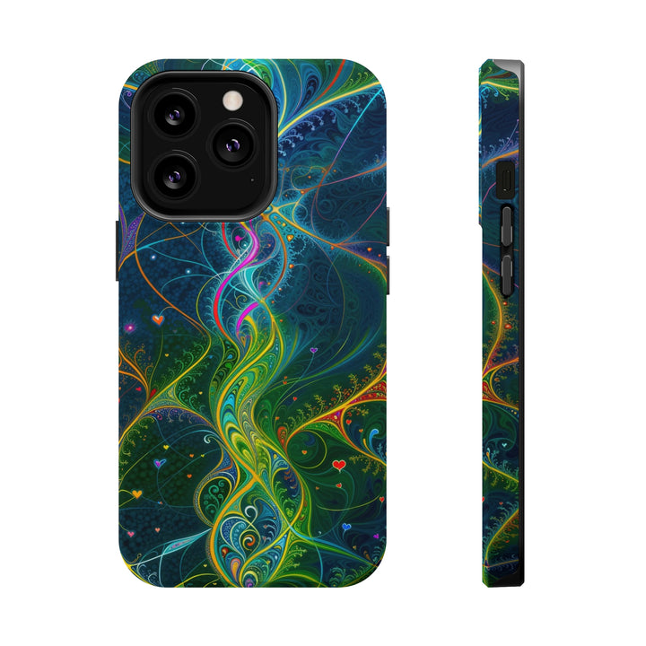 Vibrant Ethereal Swirls - MagSafe Tough Case