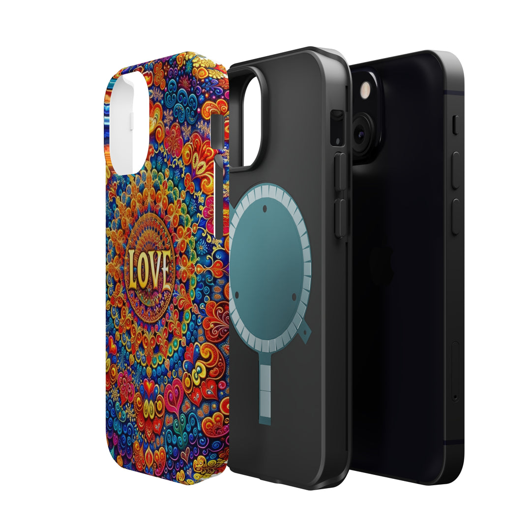 Vibrant Love Mandala - MagSafe Tough Case