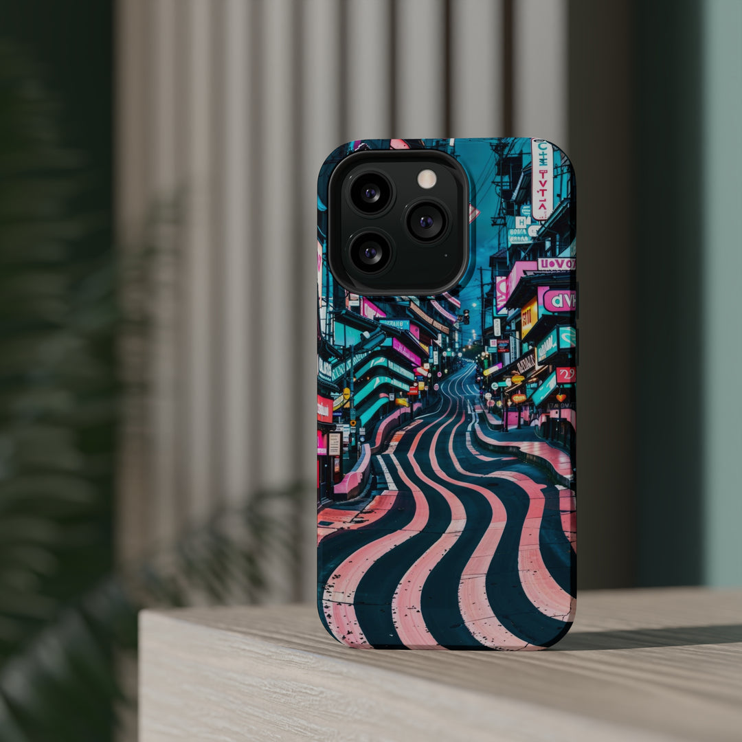 Vibrant Urban Waves - MagSafe Tough Case