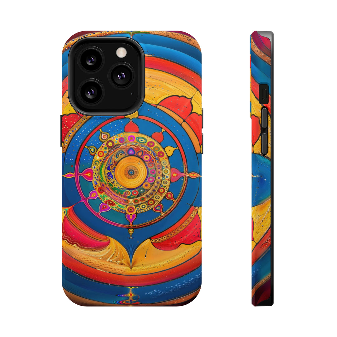 Vibrant Cosmic Spiral - MagSafe Tough Case