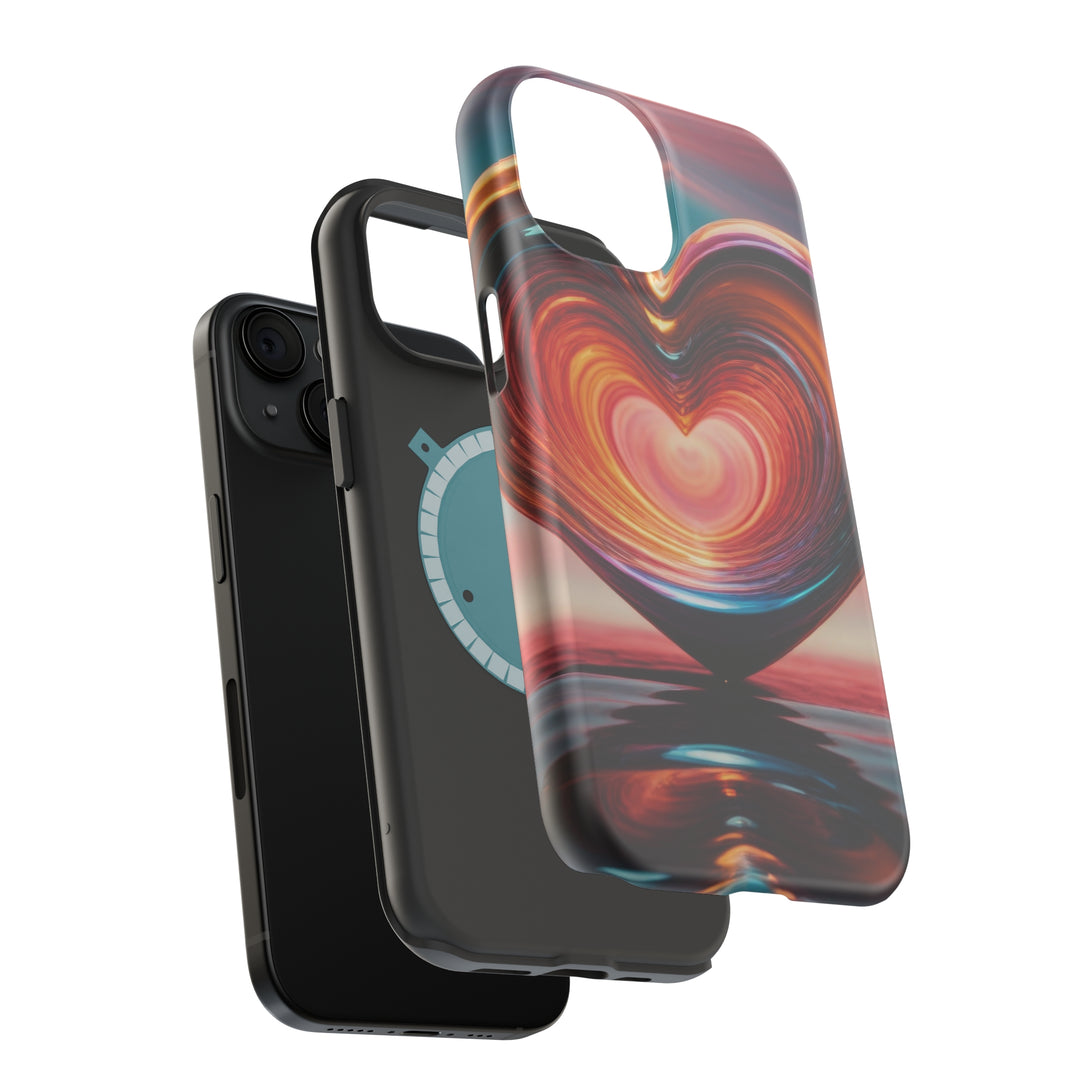 Vibrant Swirling Heart - MagSafe Tough Case