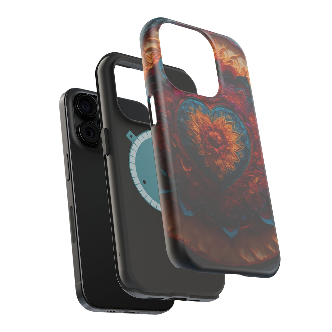 Radiant Floral Mandala - MagSafe Tough Case