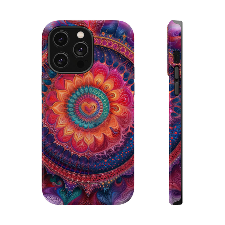 Vibrant Spiral Mandala - MagSafe Tough Case