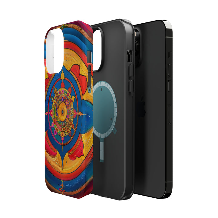 Vibrant Cosmic Spiral - MagSafe Tough Case