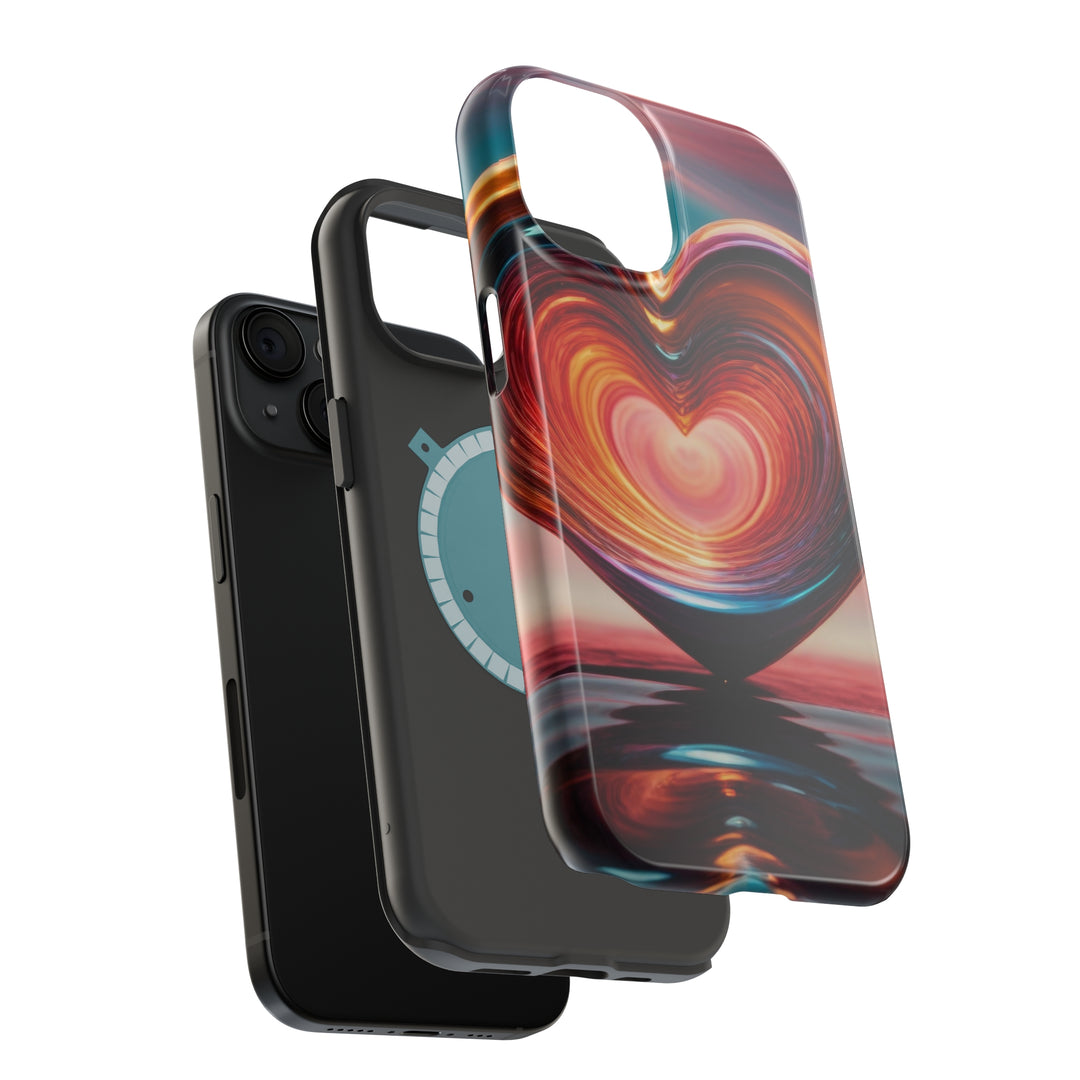 Vibrant Swirling Heart - MagSafe Tough Case