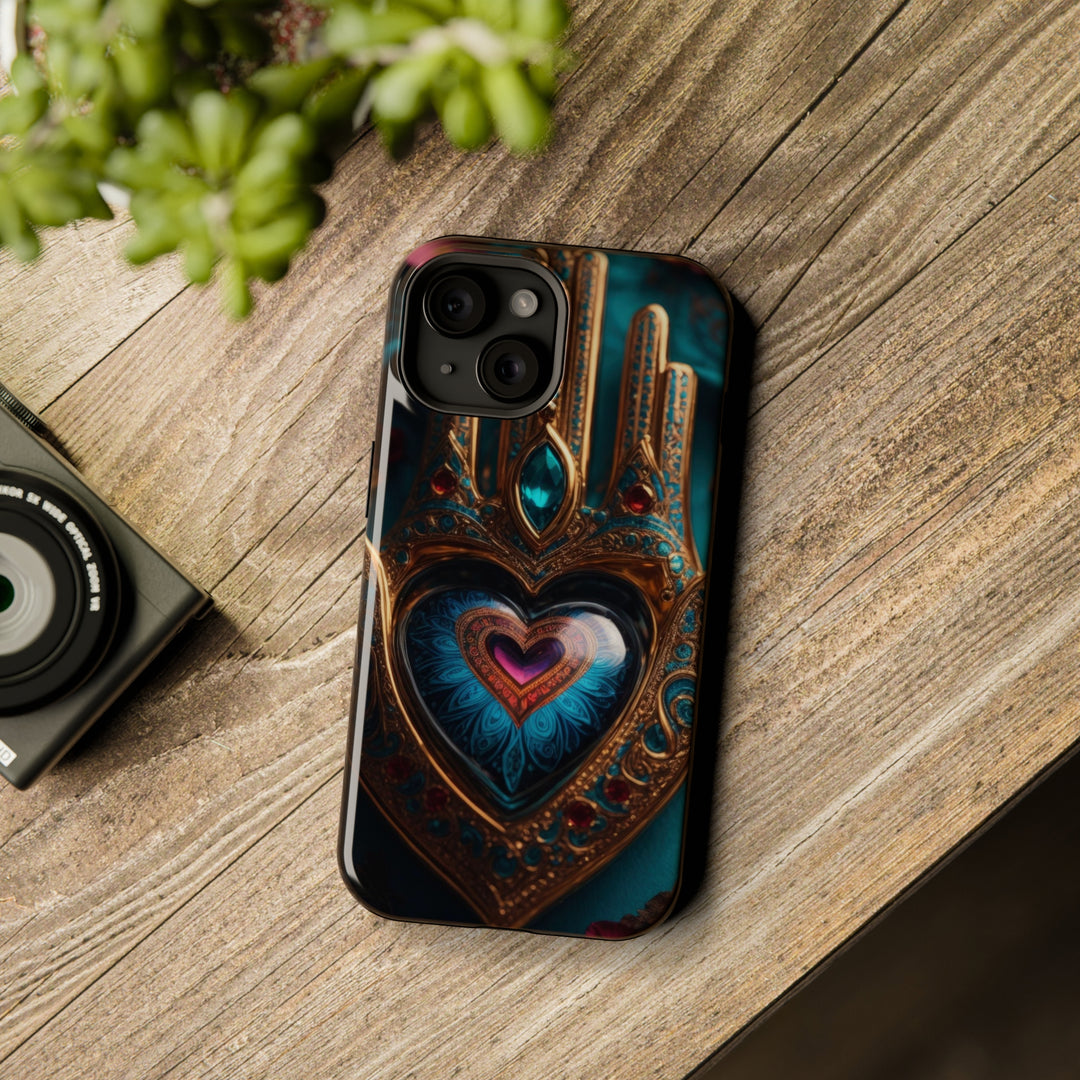 Mystical Heart Hamsa - MagSafe Tough Case