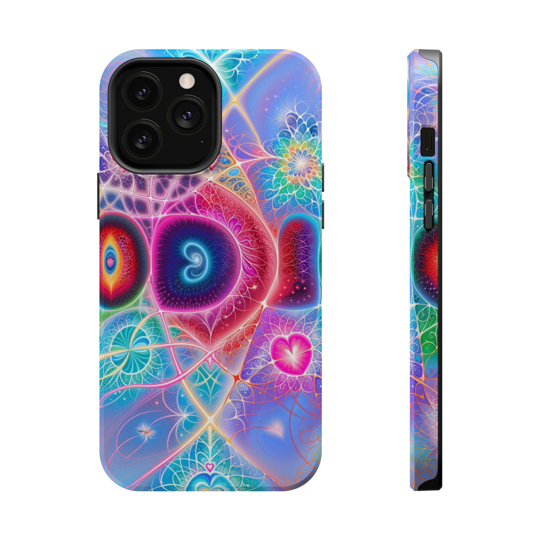 Vibrant Fractal Blossoms - MagSafe Tough Case