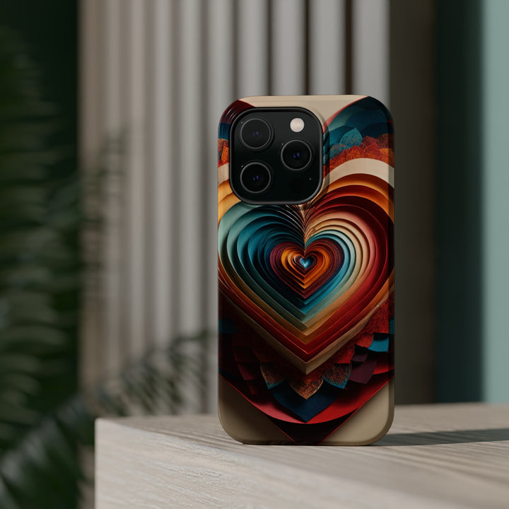 Vibrant Paper Heart - MagSafe Tough Case