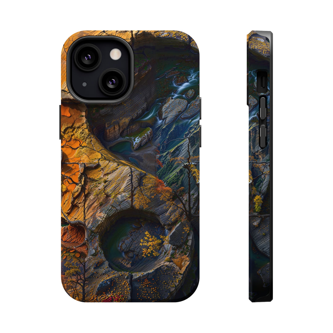 Autumn Geometric Contrast - MagSafe Tough Case