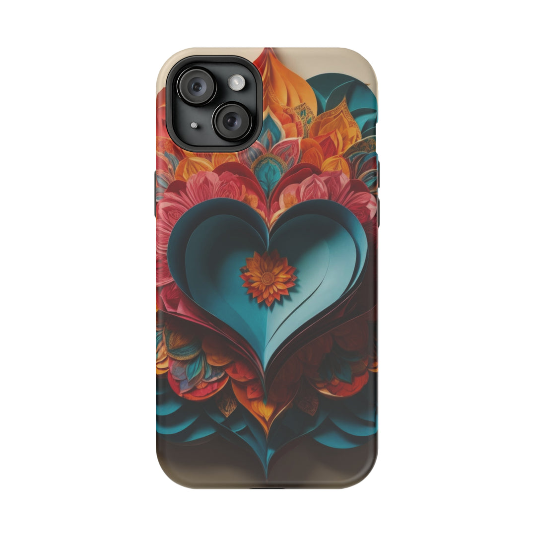 Colorful Heart Blossoms - MagSafe Tough Case