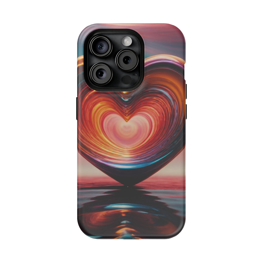 Vibrant Swirling Heart - MagSafe Tough Case