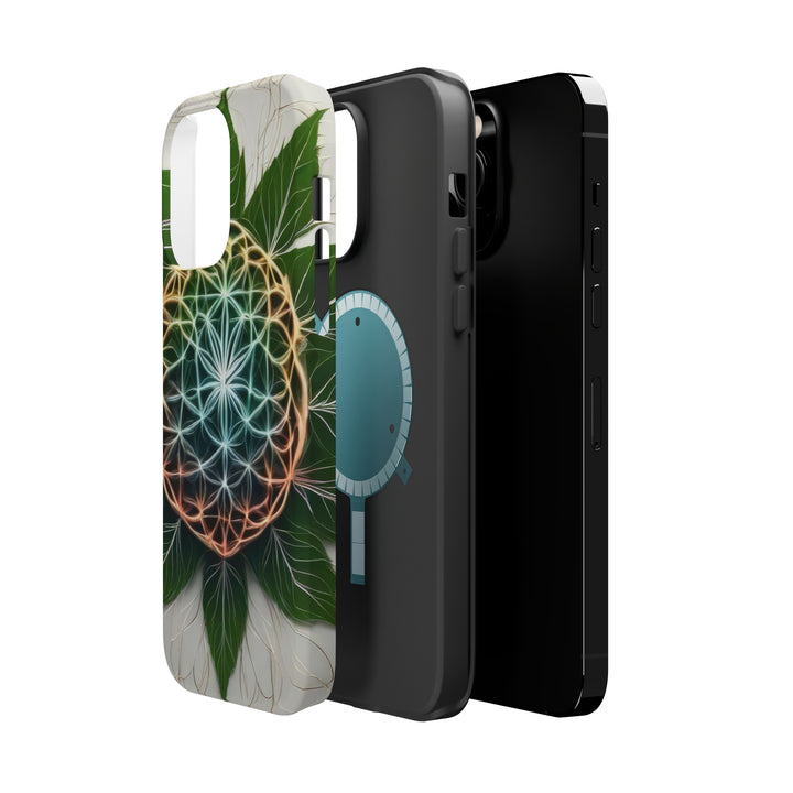 Vibrant Geometric Botanical - MagSafe Tough Case