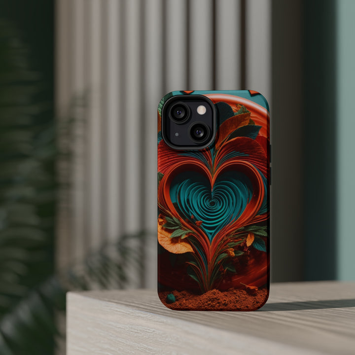 Vibrant Spiral Foliage - MagSafe Tough Case