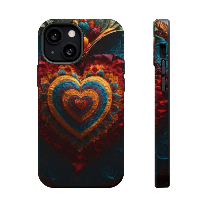 Floral Heart Tapestry - MagSafe Tough Case