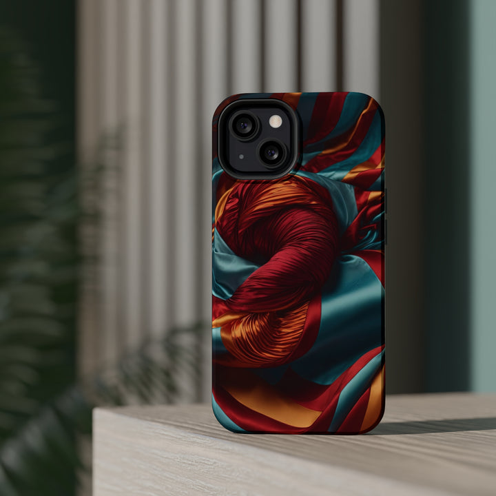 Vivid Silk Swirls - MagSafe Tough Case