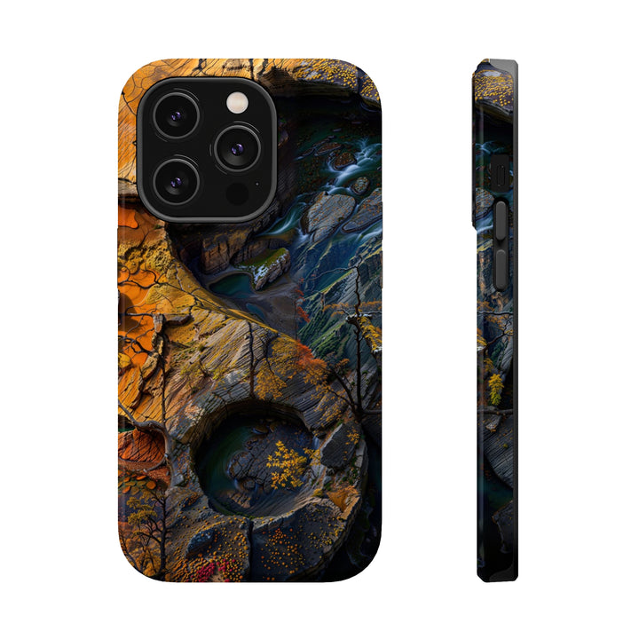Autumn Geometric Contrast - MagSafe Tough Case