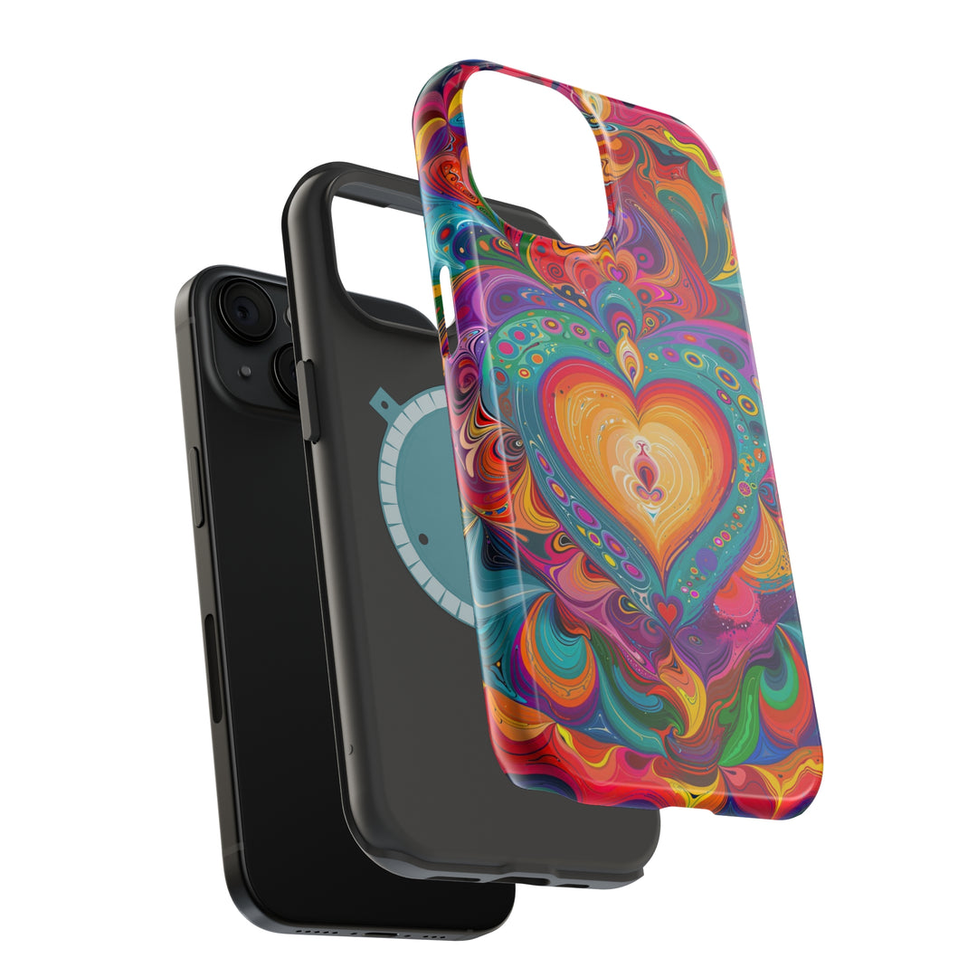 Vibrant Swirling Heart - MagSafe Tough Case