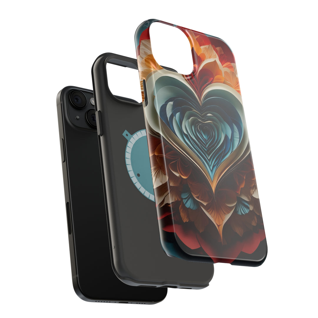 Blooming Heart Layers - MagSafe Tough Case