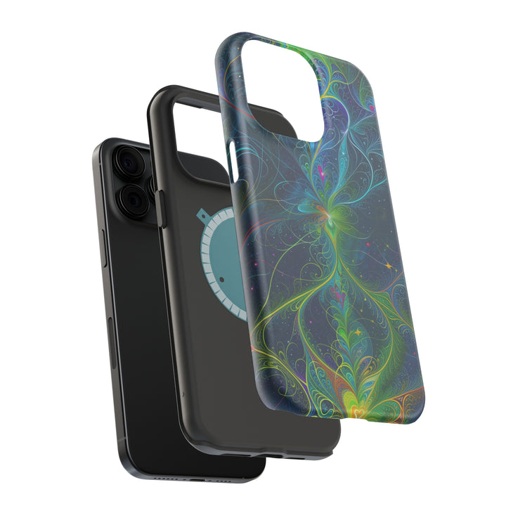 Vibrant Fractal Blossom - MagSafe Tough Case