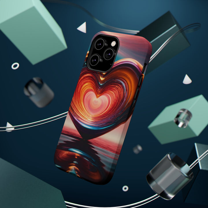 Vibrant Swirling Heart - MagSafe Tough Case