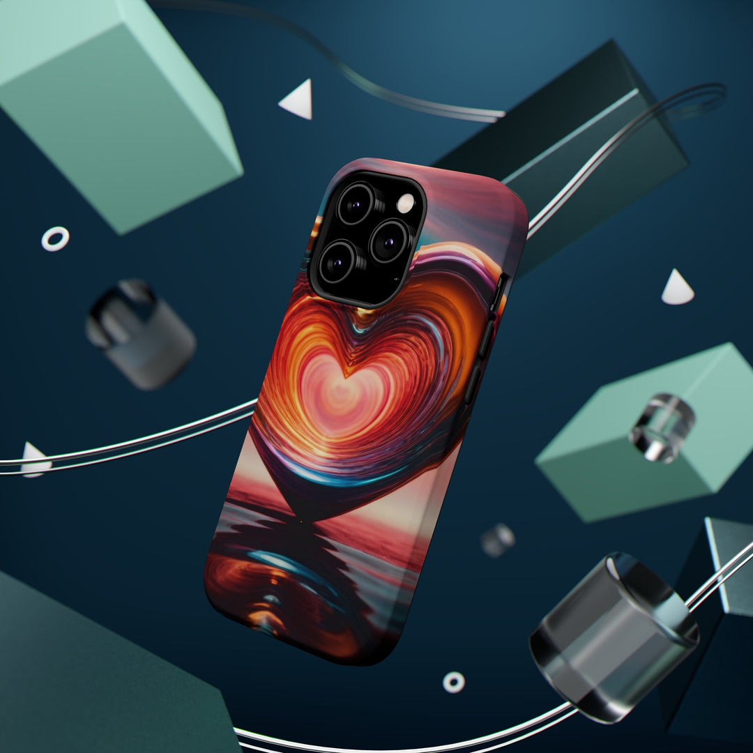 Vibrant Swirling Heart - MagSafe Tough Case