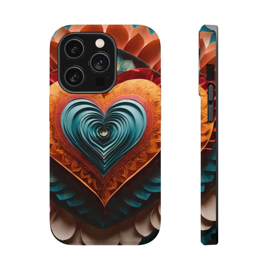 Layered Heart Artwork - MagSafe Tough Case