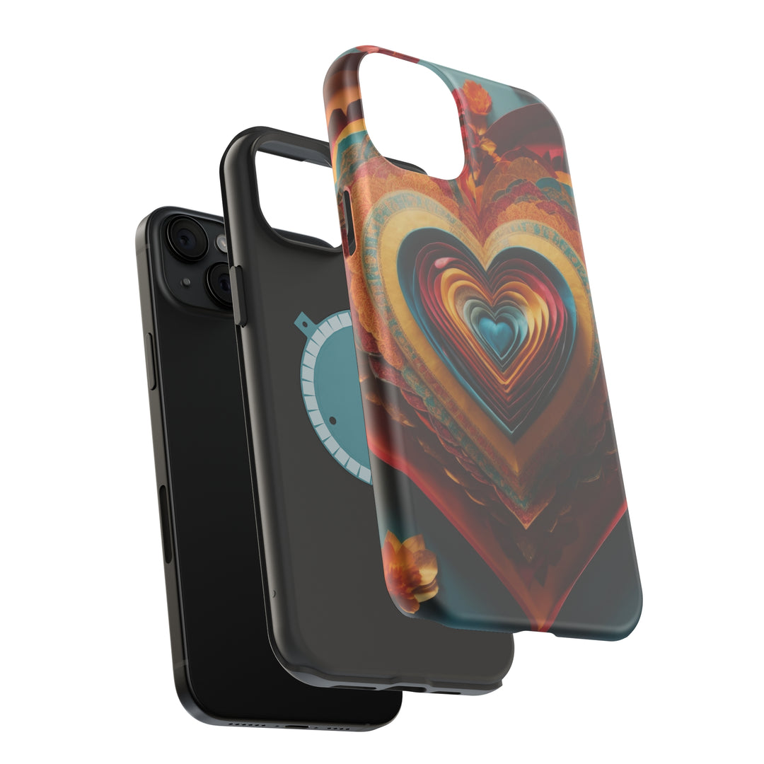 Infinite Layered Hearts - MagSafe Tough Case