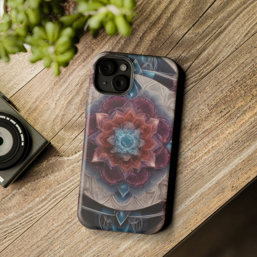 Symmetrical Crystal Bloom - MagSafe Tough Case