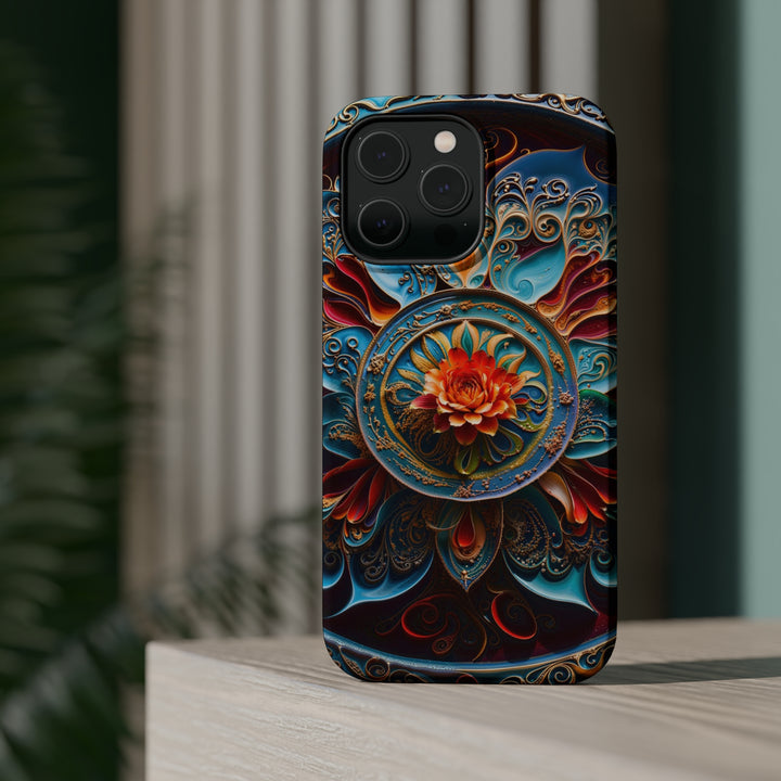 Intricate Floral Mandala - MagSafe Tough Case