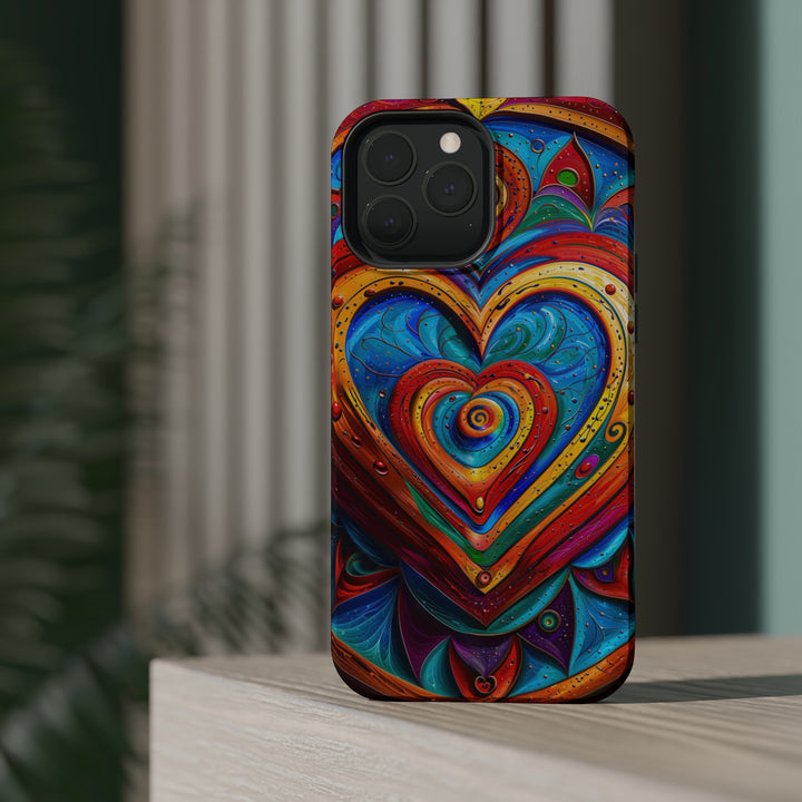 Vibrant Love Spiral - MagSafe Tough Case