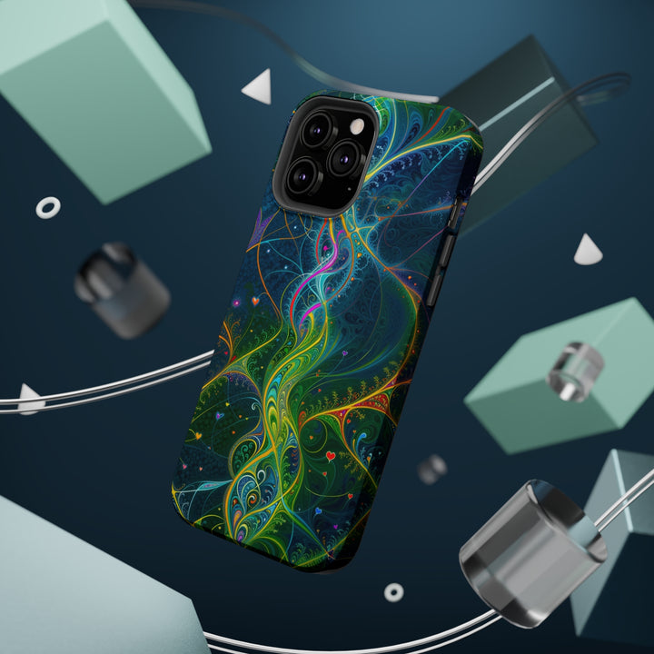 Vibrant Ethereal Swirls - MagSafe Tough Case