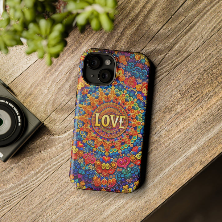 Vibrant Love Mandala - MagSafe Tough Case