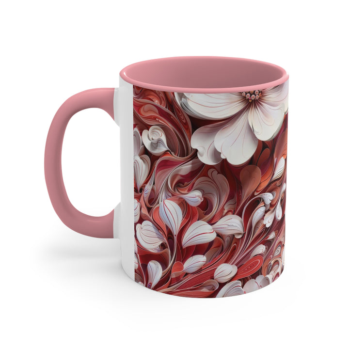 Swirling Floral Abundance - Accent Coffee Mug