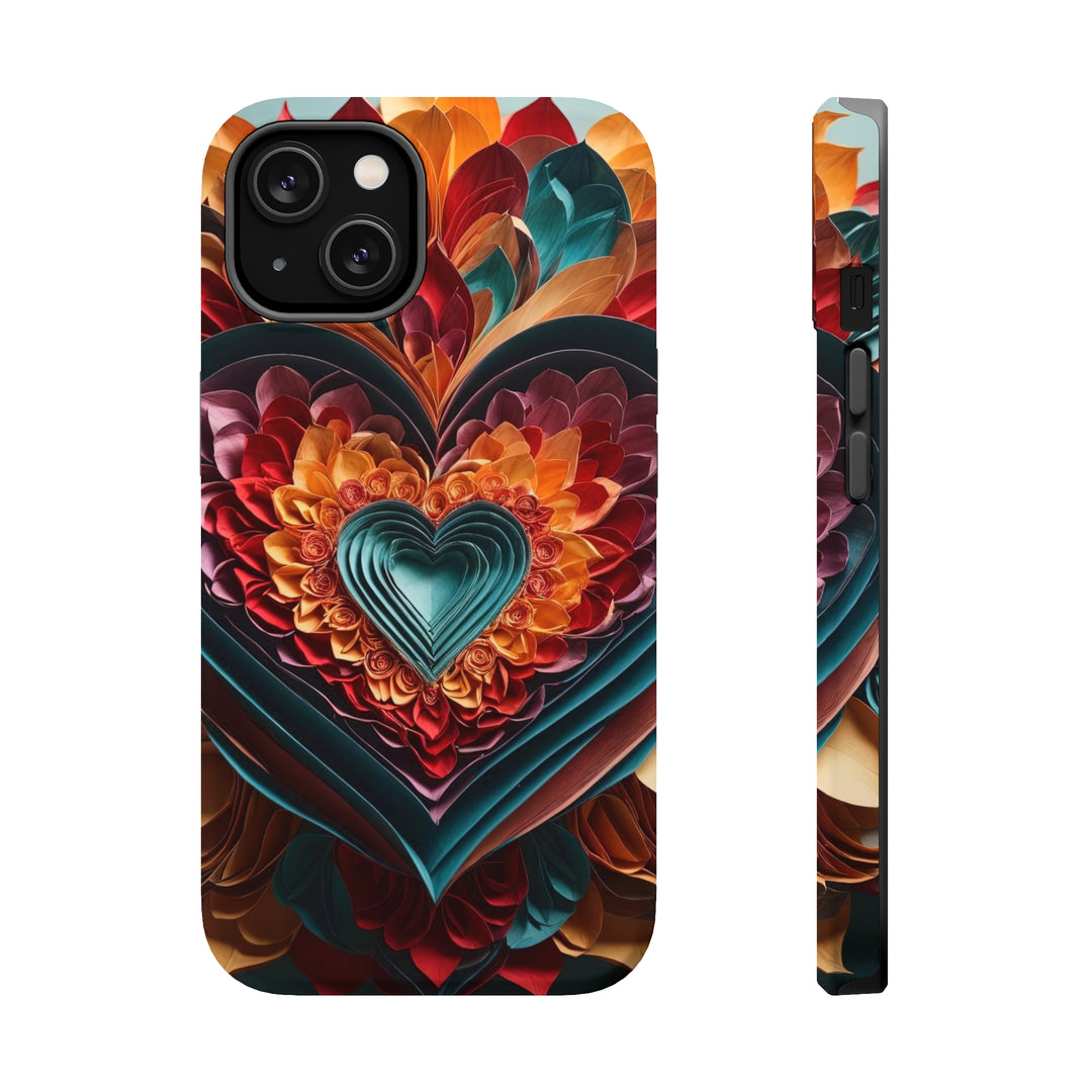 Multilayered Floral Heart - MagSafe Tough Case