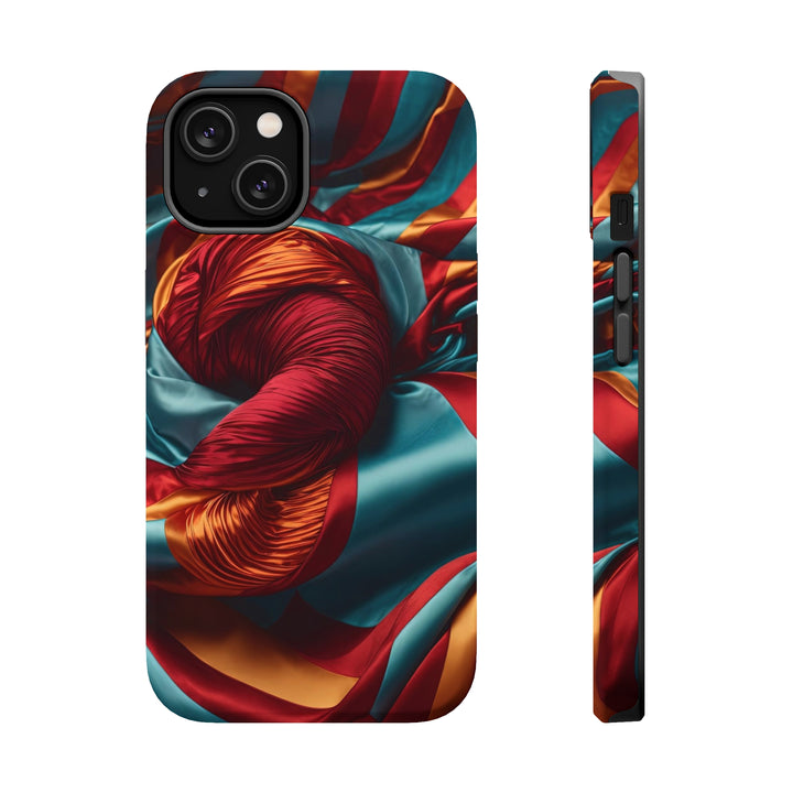 Vivid Silk Swirls - MagSafe Tough Case