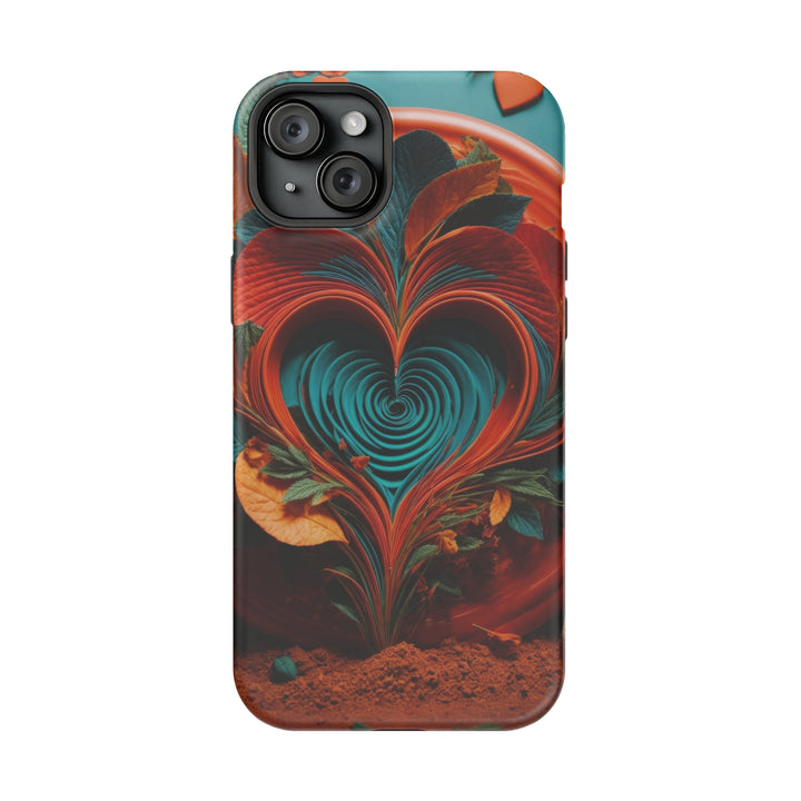 Vibrant Spiral Foliage - MagSafe Tough Case