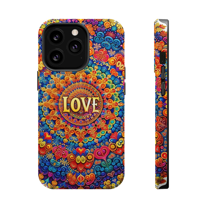 Vibrant Love Mandala - MagSafe Tough Case