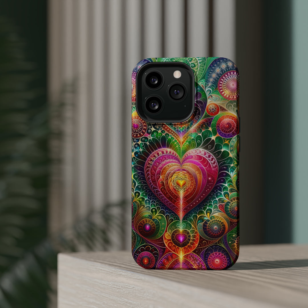 Kaleidoscopic Heart Symphony - MagSafe Tough Case