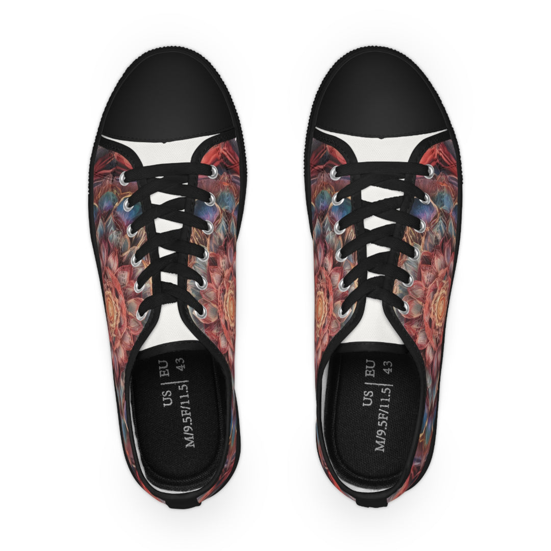 Ethereal Floral Mandala - Men's Lowtop Sneakers