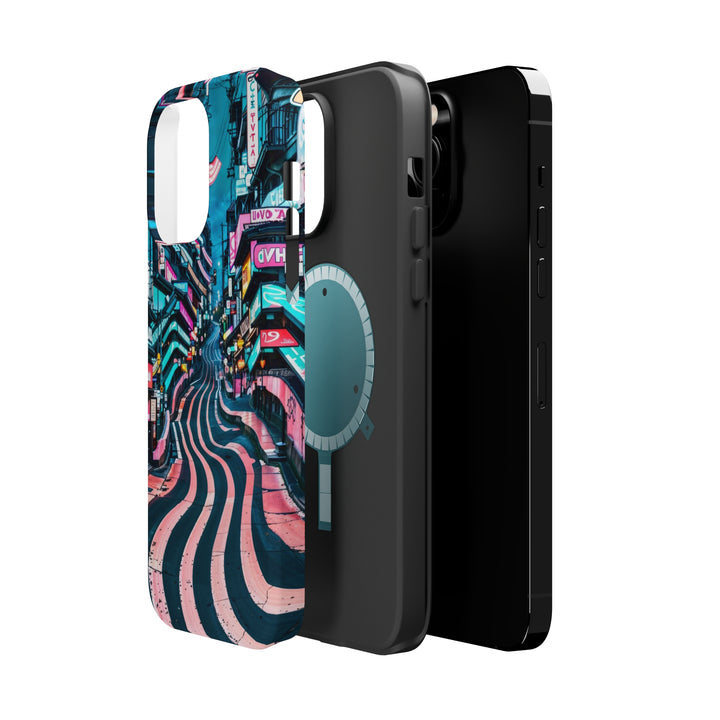 Vibrant Urban Waves - MagSafe Tough Case