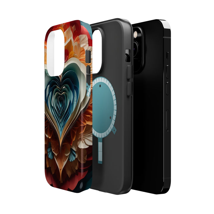 Blooming Heart Layers - MagSafe Tough Case