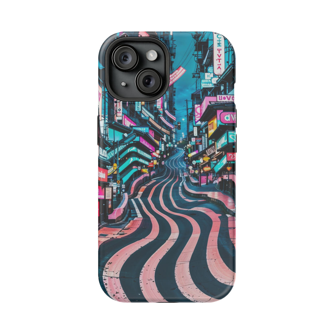 Vibrant Urban Waves - MagSafe Tough Case