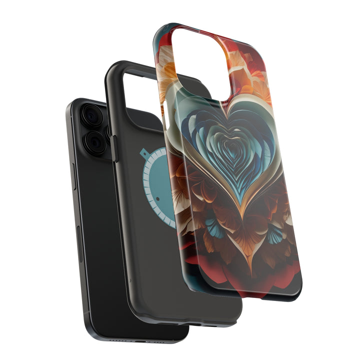 Blooming Heart Layers - MagSafe Tough Case