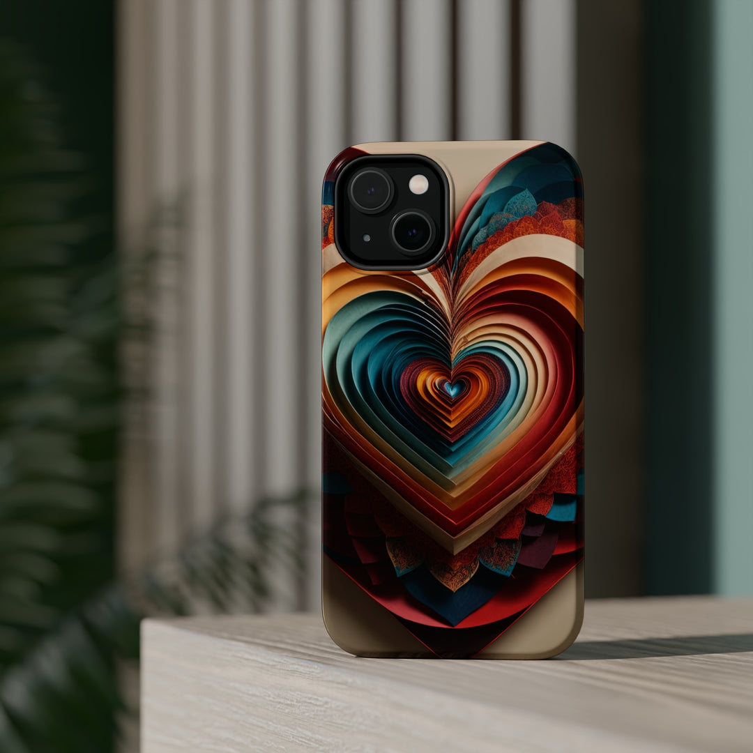 Vibrant Paper Heart - MagSafe Tough Case