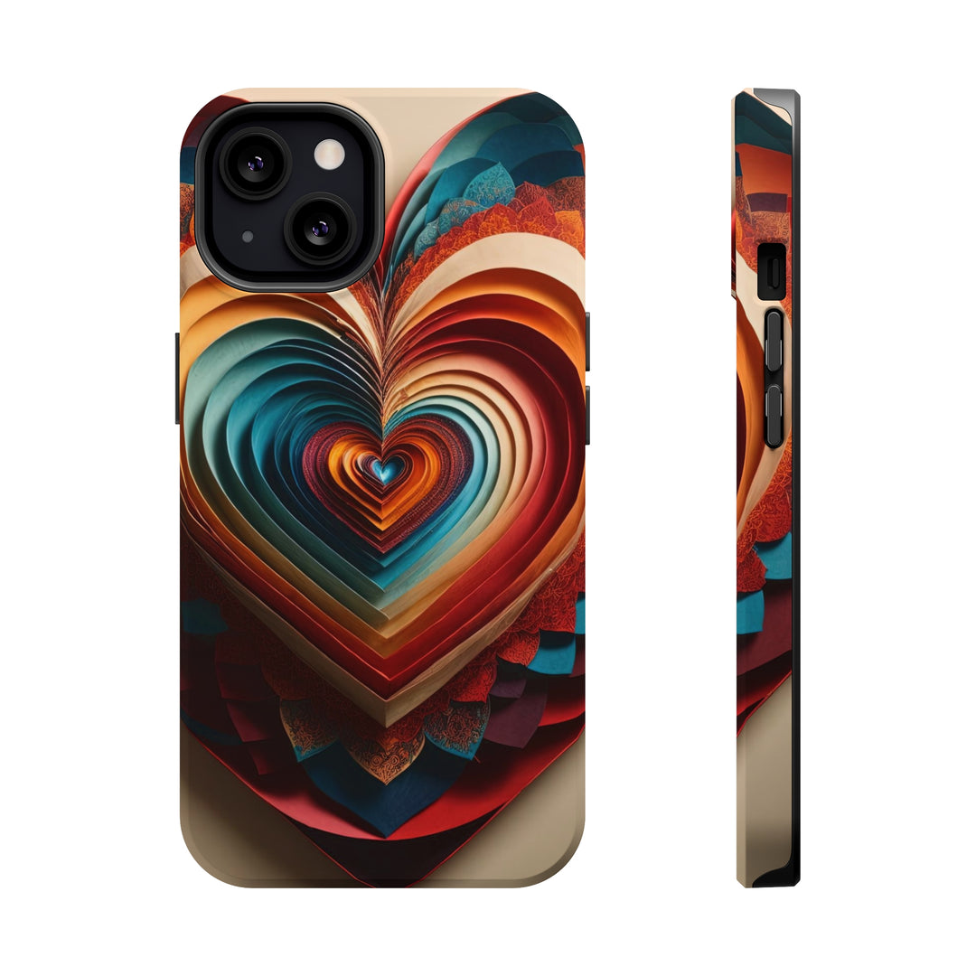 Vibrant Paper Heart - MagSafe Tough Case