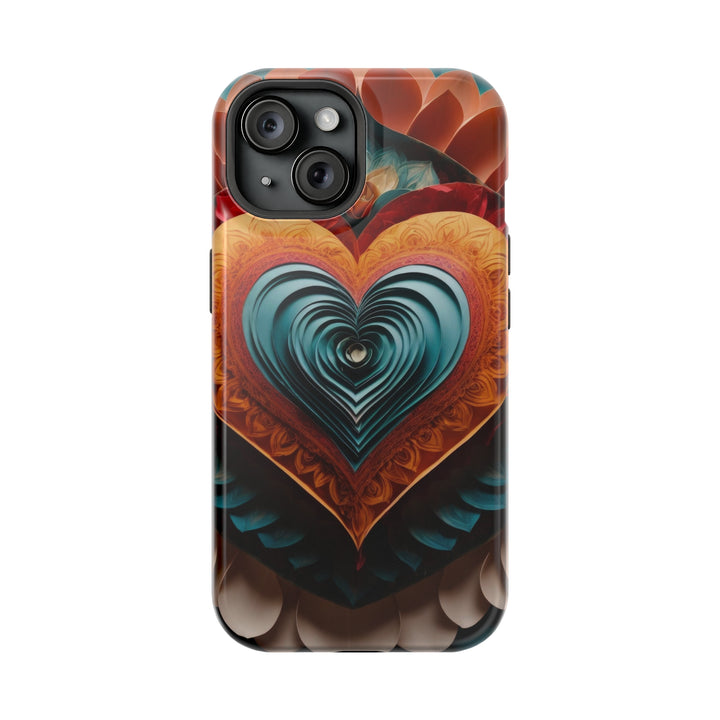 Layered Heart Artwork - MagSafe Tough Case