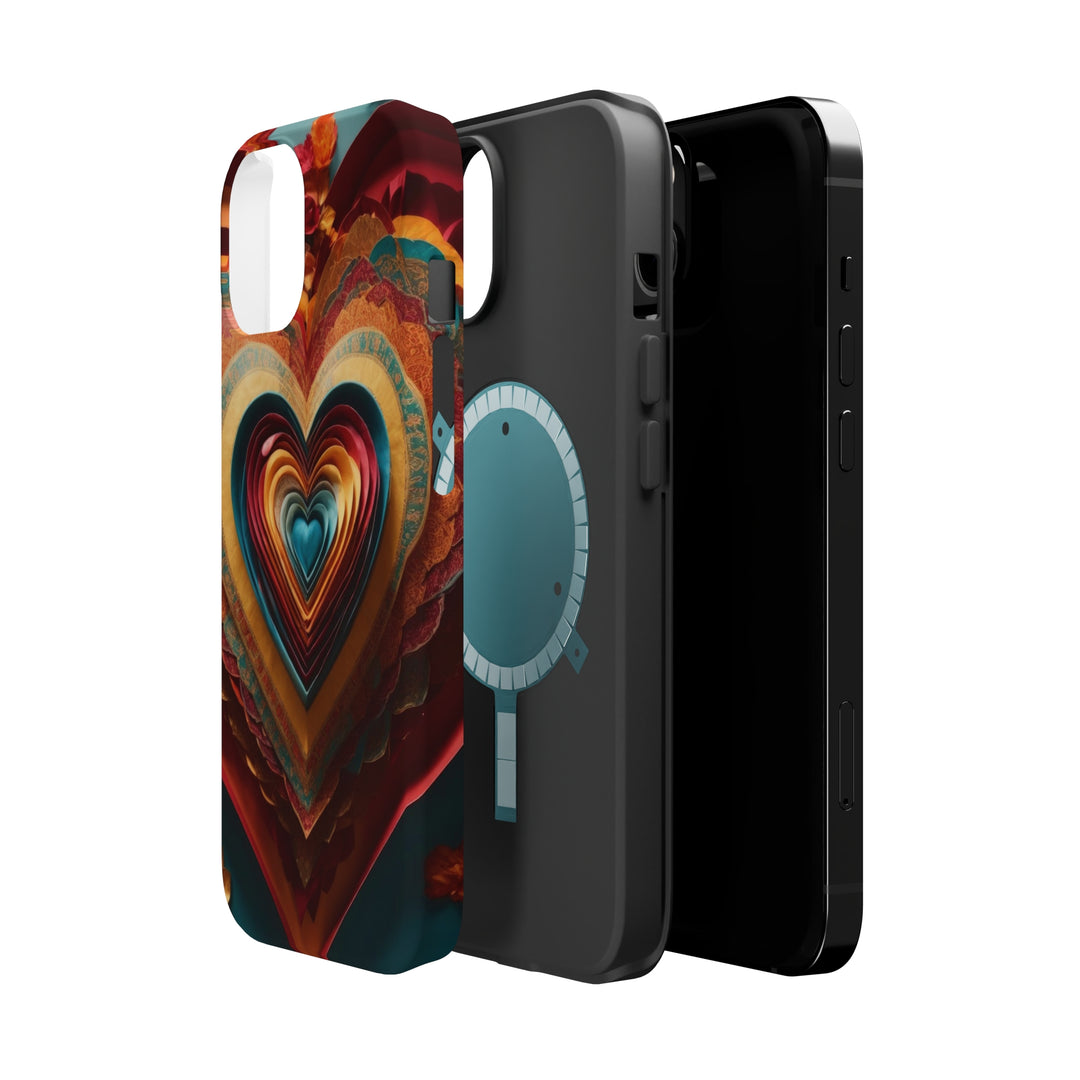 Infinite Layered Hearts - MagSafe Tough Case