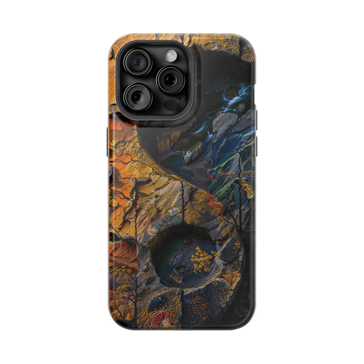 Autumn Geometric Contrast - MagSafe Tough Case