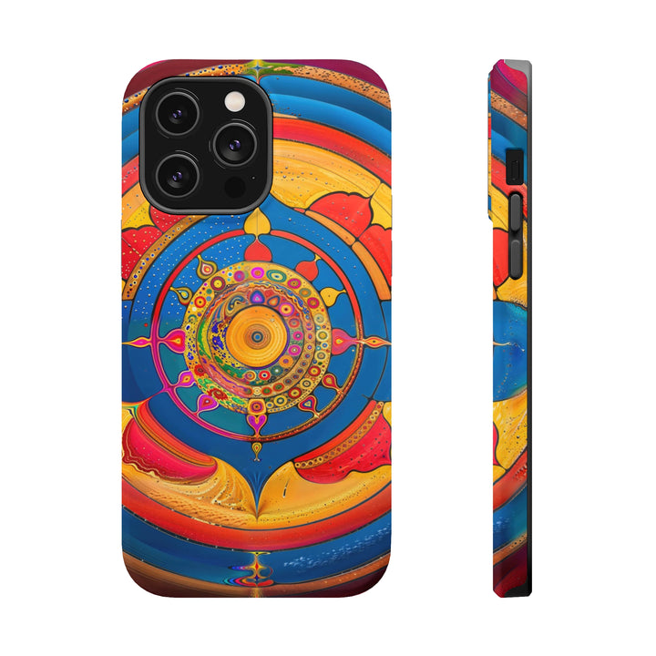 Vibrant Cosmic Spiral - MagSafe Tough Case